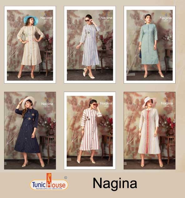 N4U Nagina Fancy Cotton Embroidery Kurti 